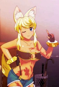 Liru wolf girl with you Christmas extra